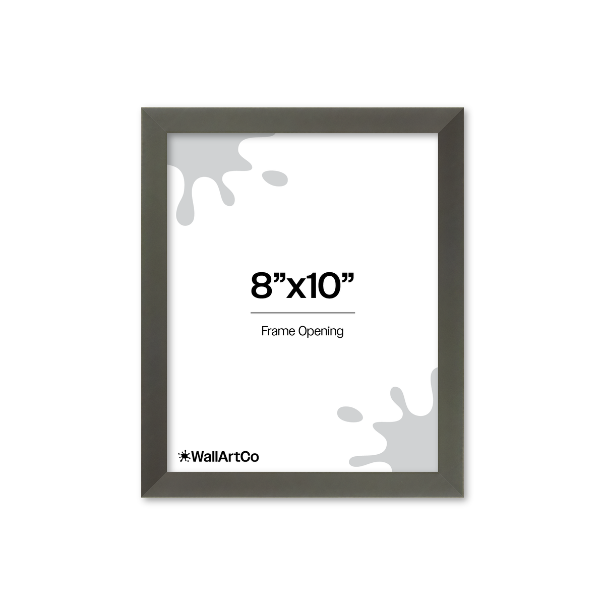 8" x 10" Gray Manhattan Wall Frame