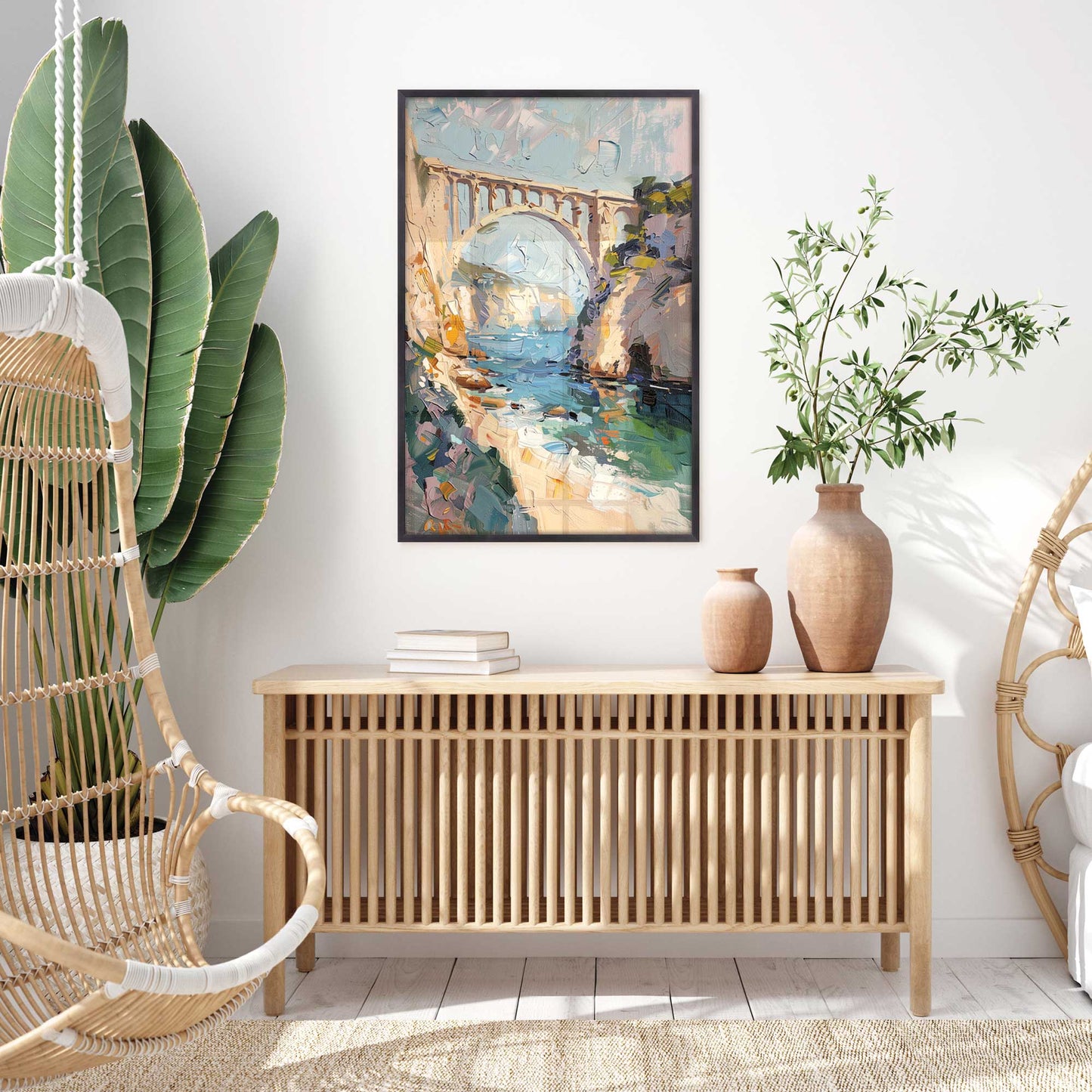 Bridge to the Coast Art Print