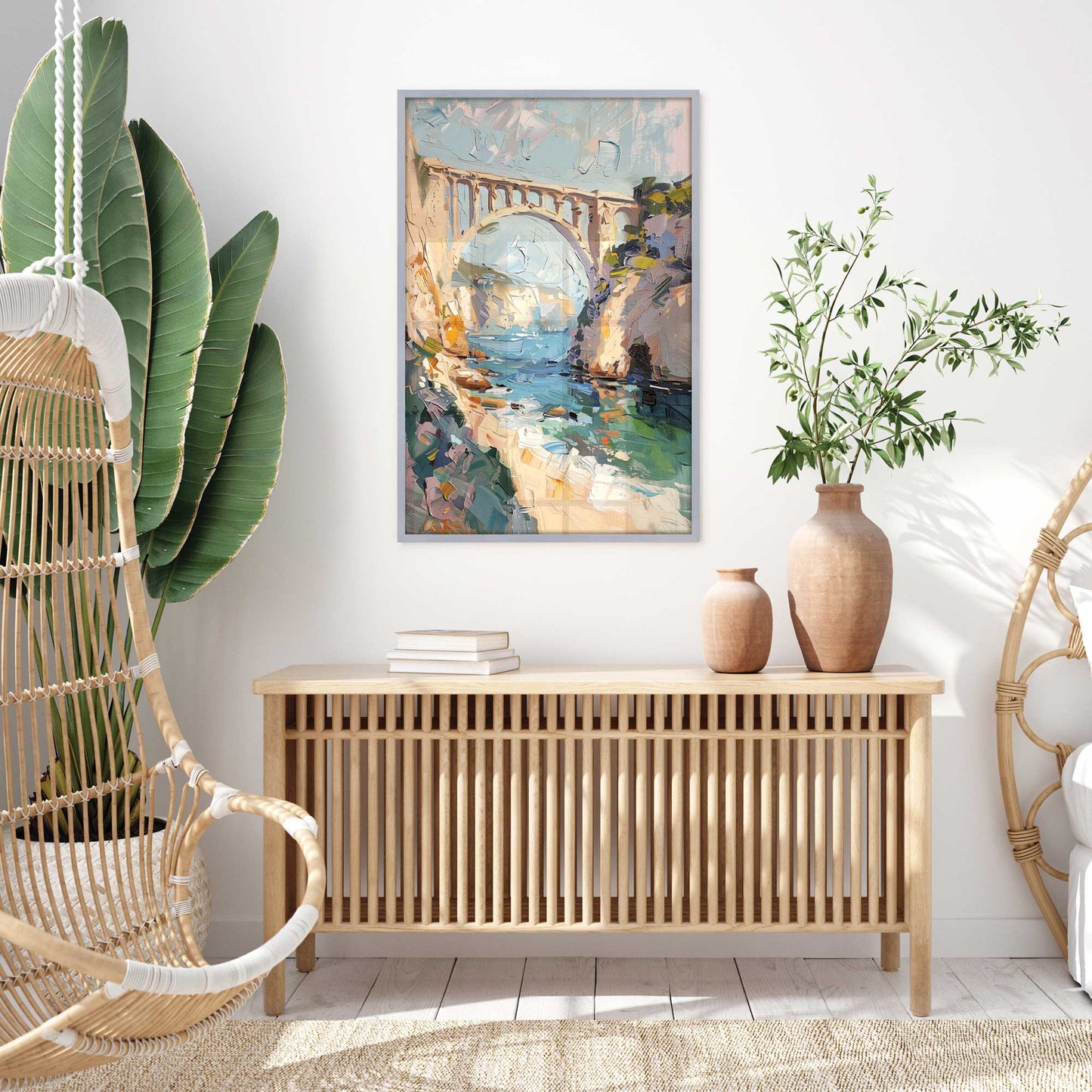 Bridge to the Coast Art Print