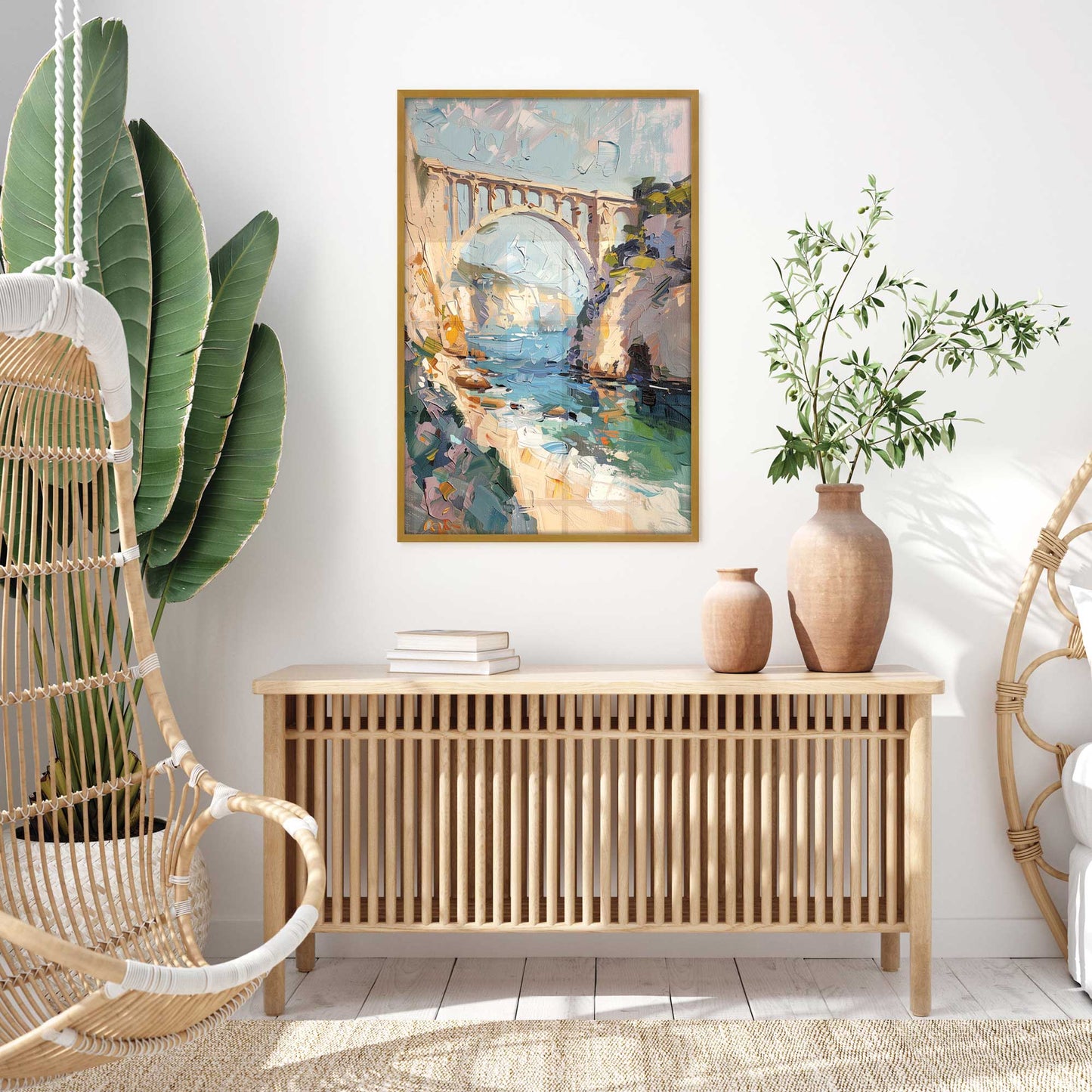 Bridge to the Coast Art Print