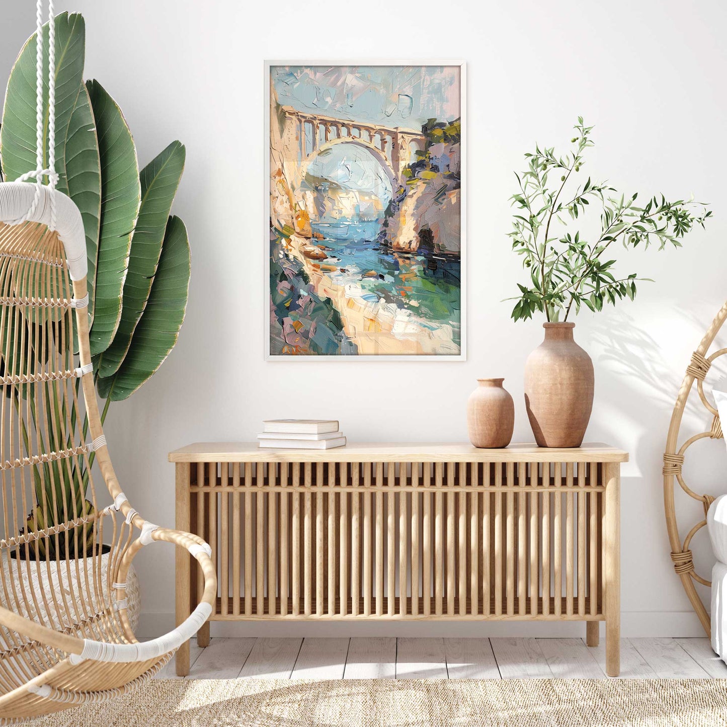 Bridge to the Coast Art Print