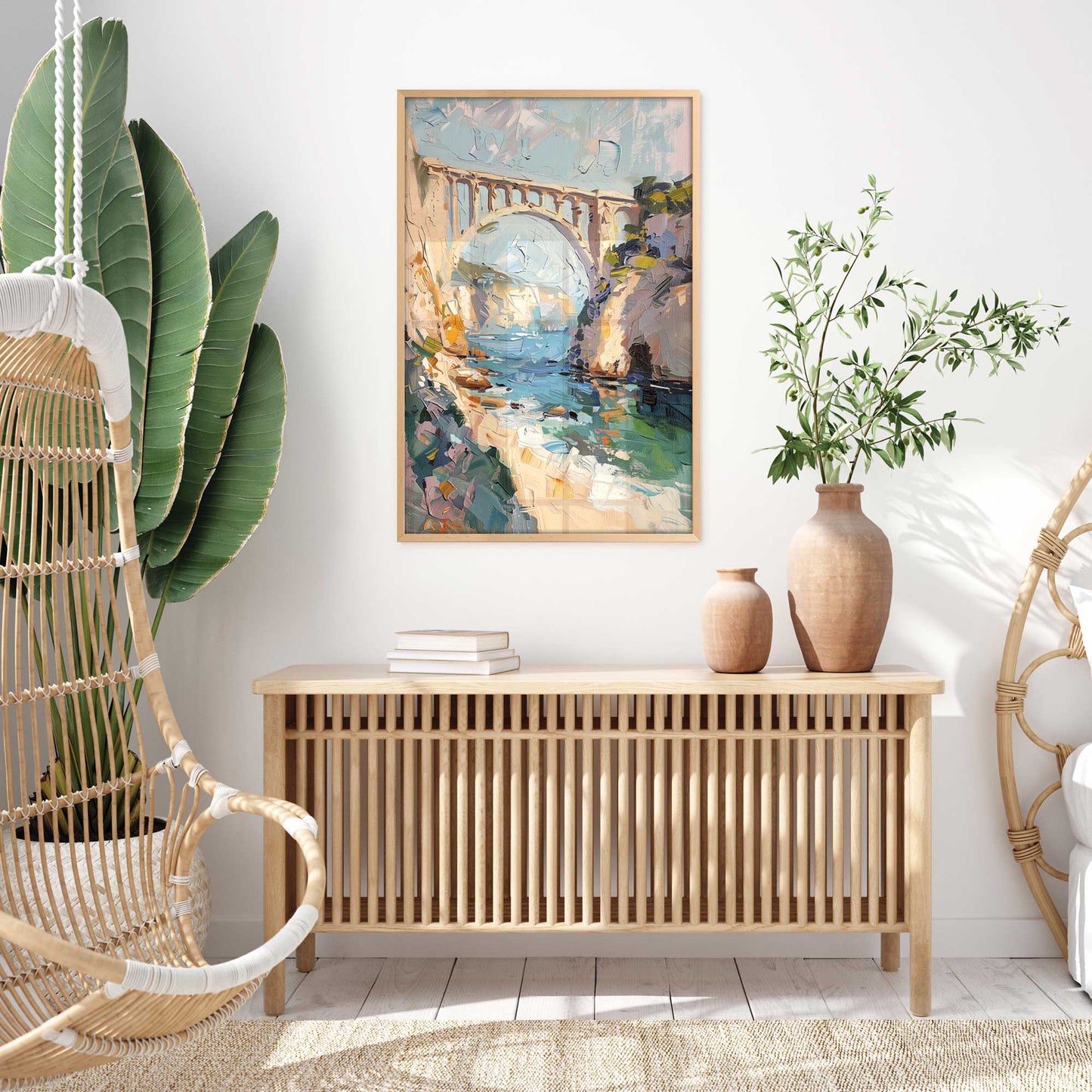 Bridge to the Coast Art Print