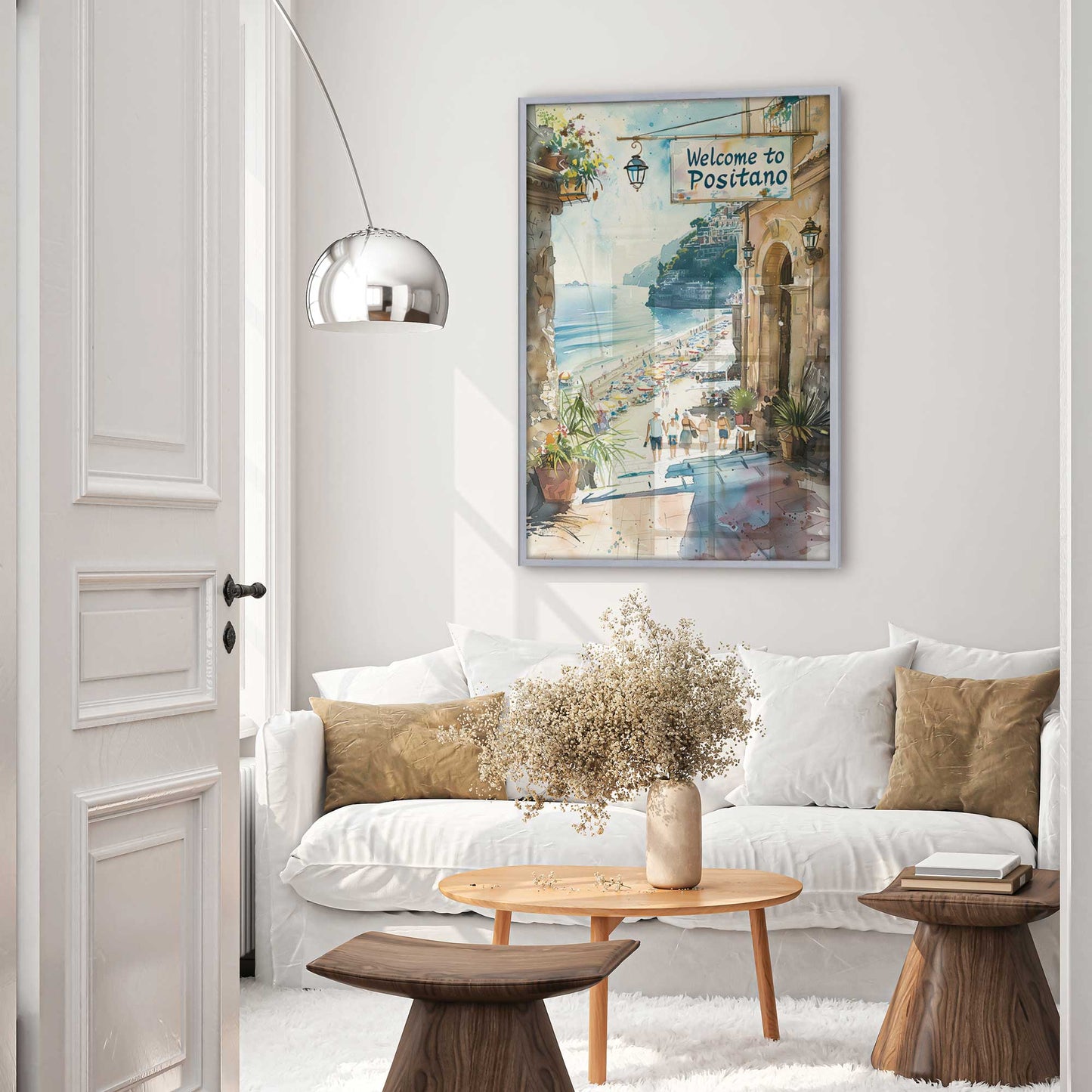 Welcome to Positano Art Print
