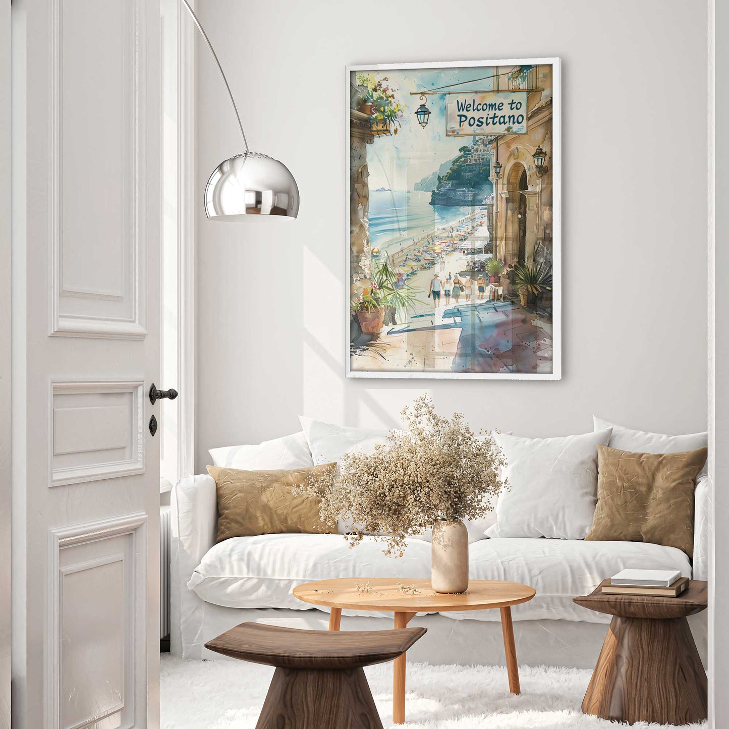 Welcome to Positano Art Print