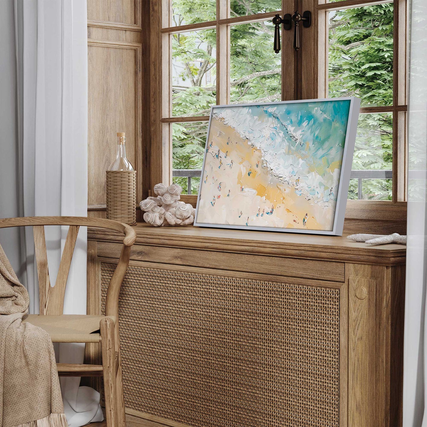 Summer Shoreline v1 Art Print
