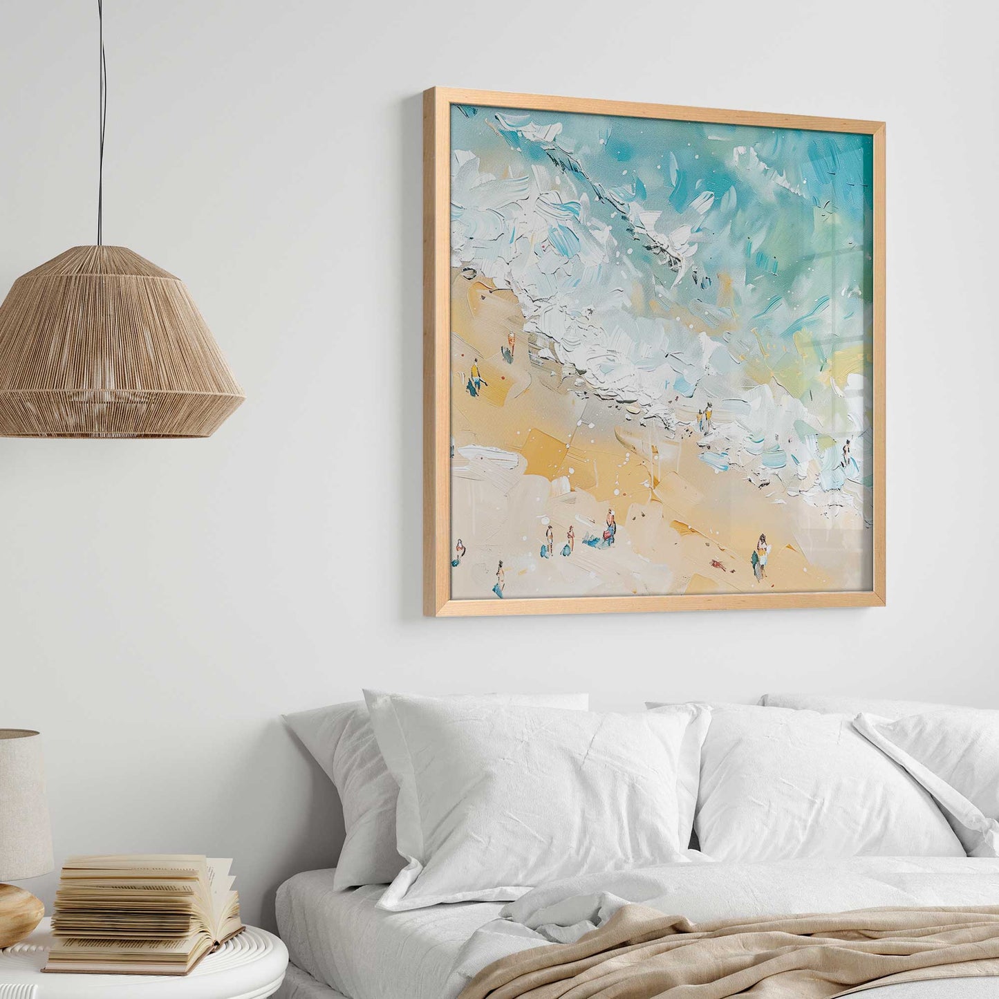 Summer Shoreline v2 Art Print