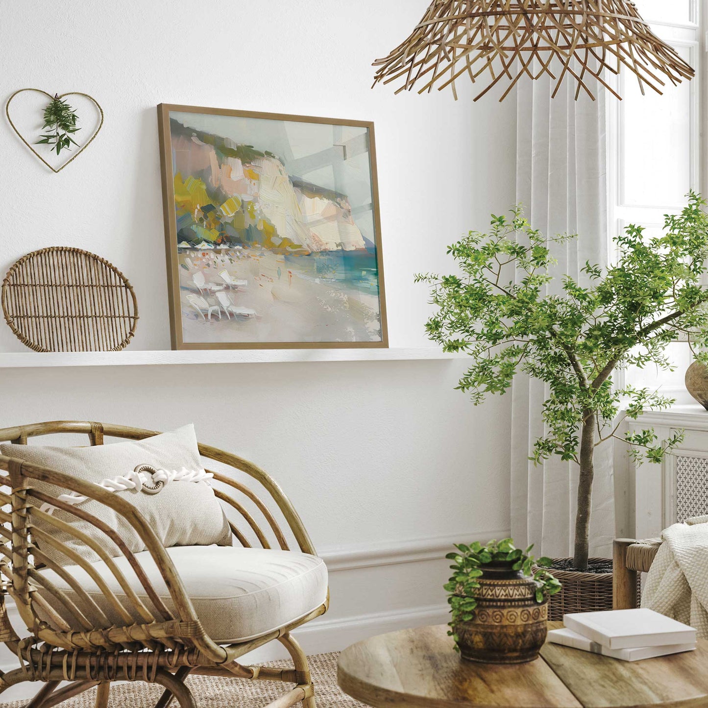 Lazy Day by the Cliffs I Art Print