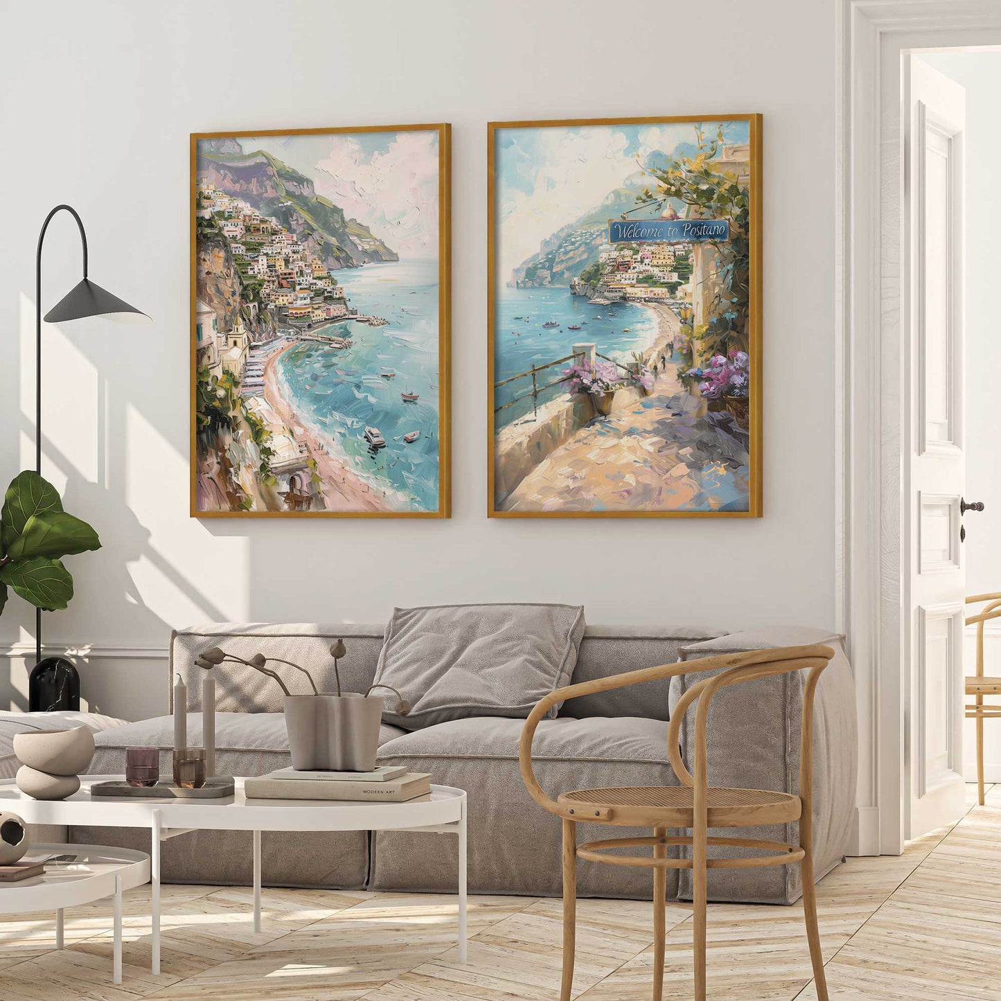 Colors of the Italian Coast Art Print, Set of 2