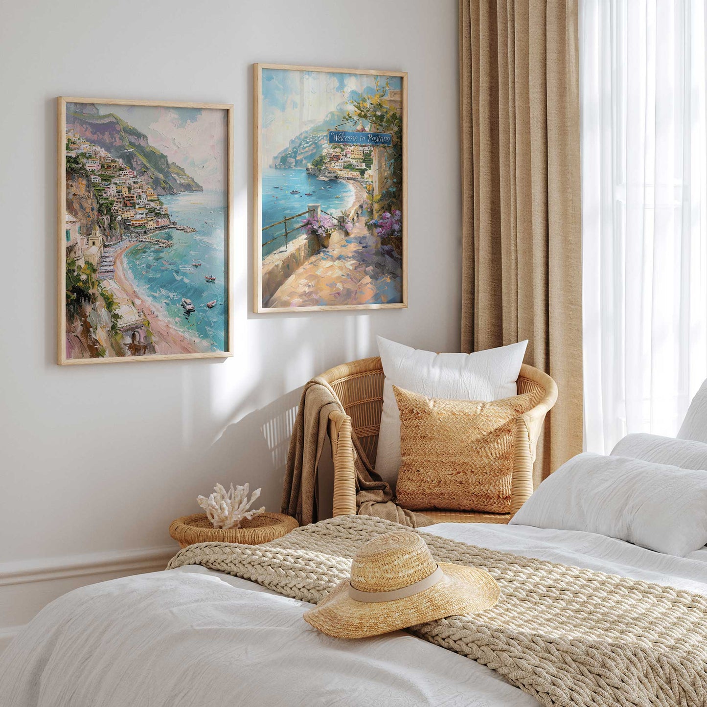 Colors of the Italian Coast Art Print, Set of 2