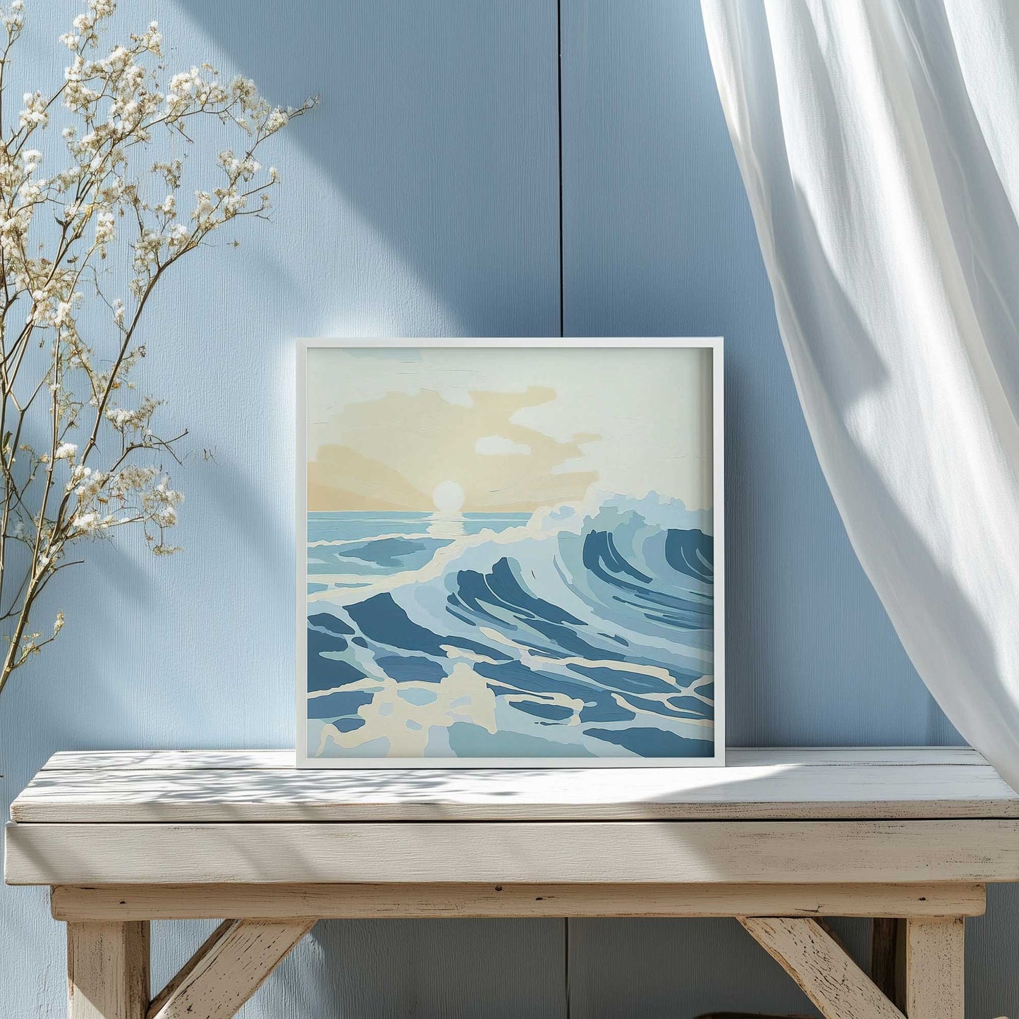 Picture of art in a room