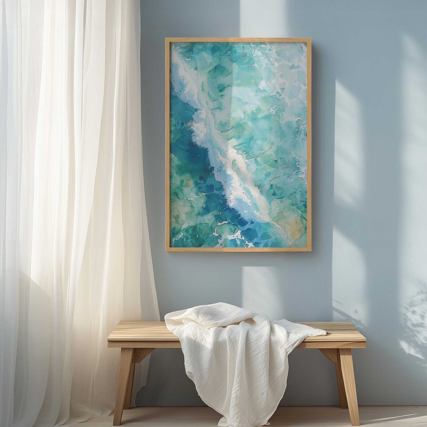 Picture of art in a room