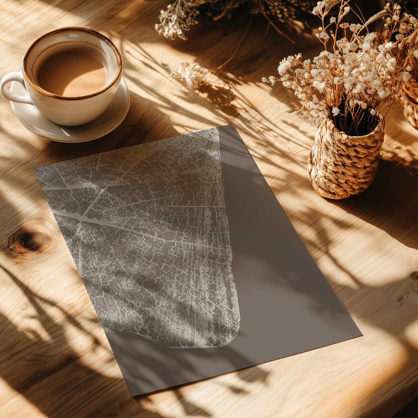 Modern Tree Ring I Art Print