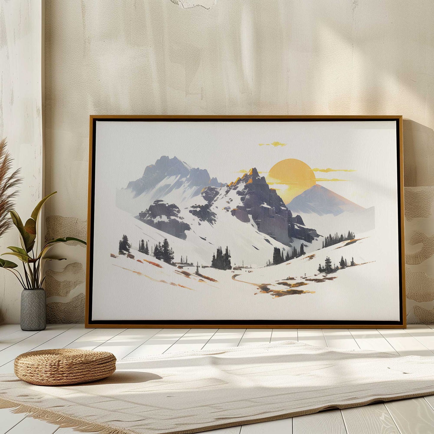 Picture of art in a room