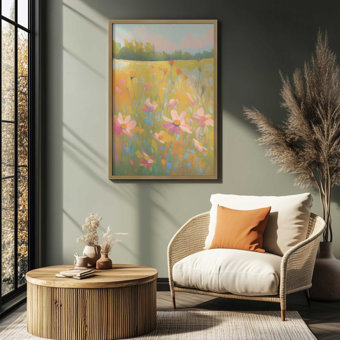 Picture of art in a room