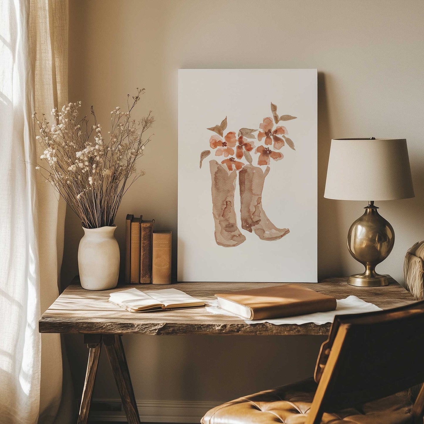 Picture of art in a room