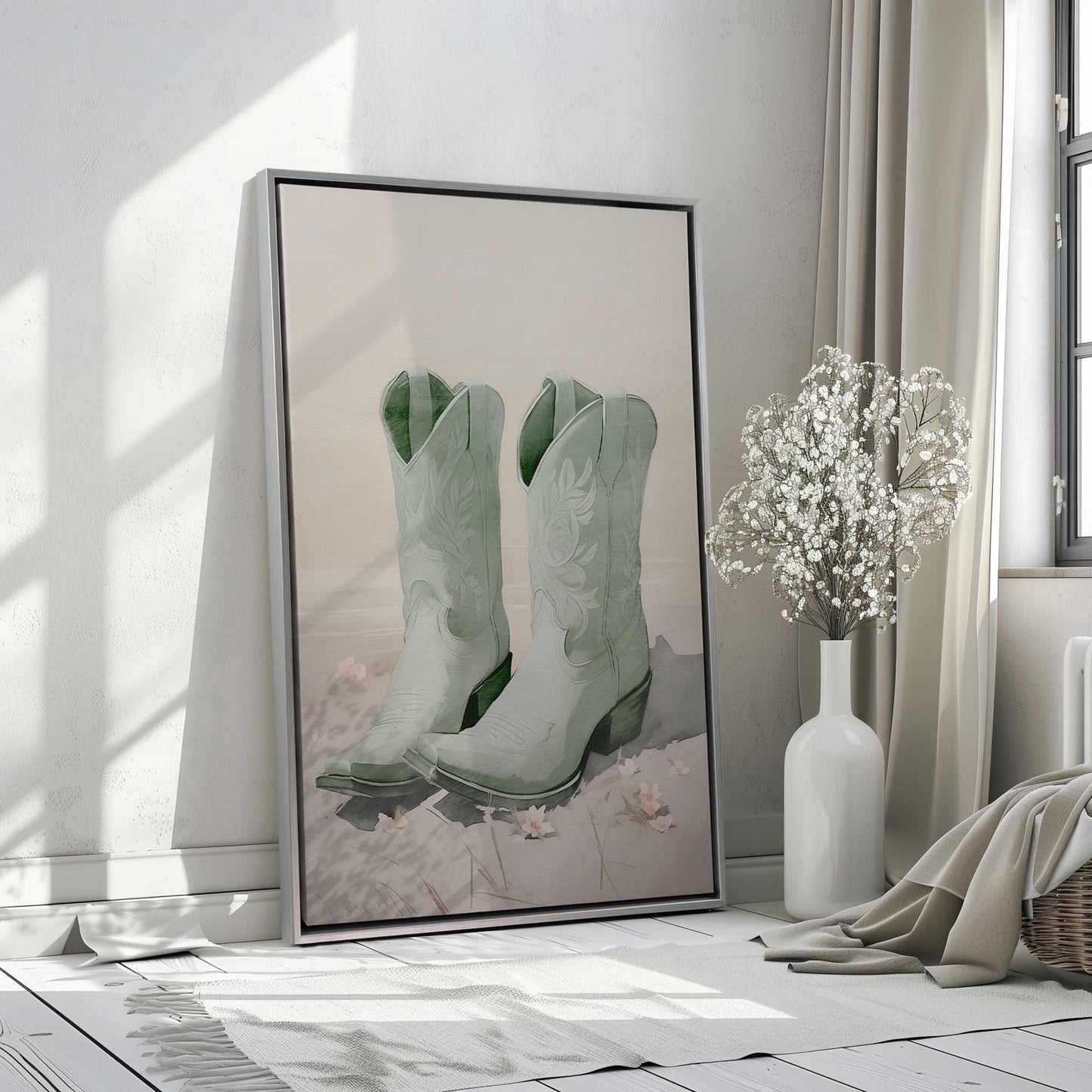 Picture of art in a room