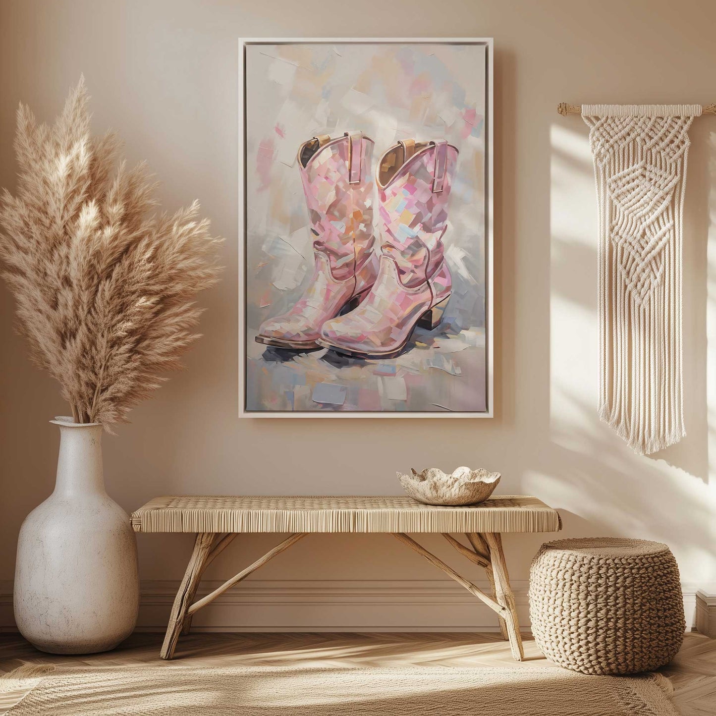 Picture of art in a room