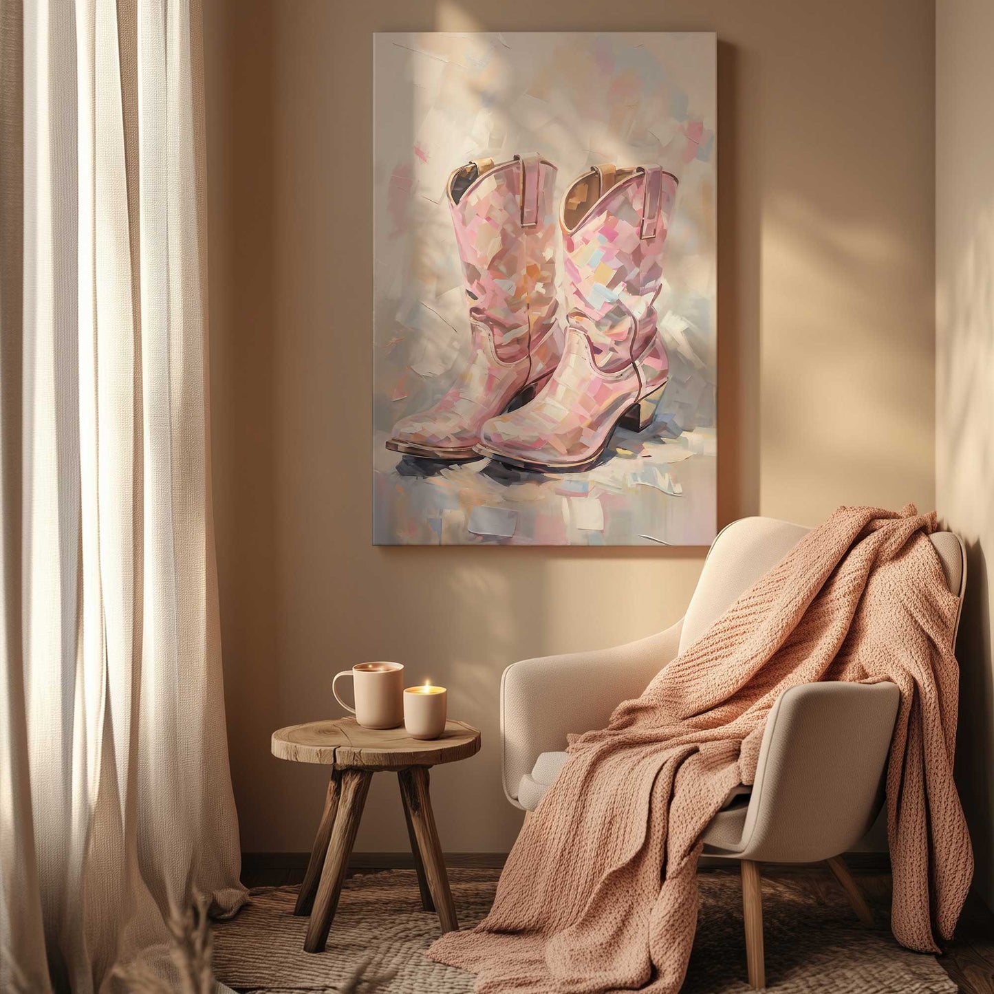 Picture of art in a room