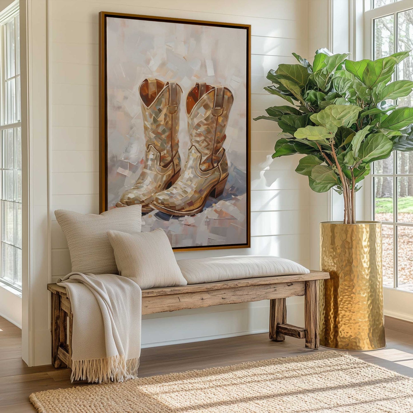 Picture of art in a room