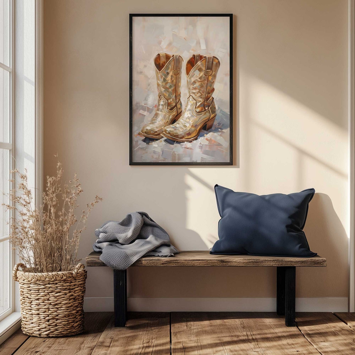 Picture of art in a room