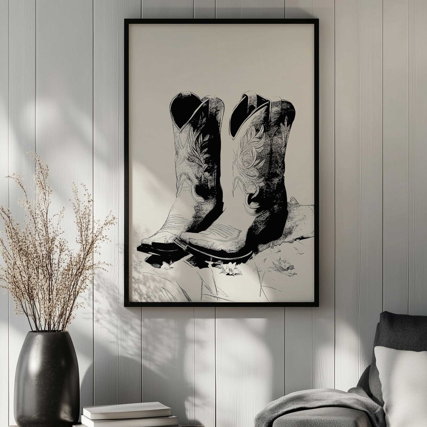 Picture of art in a room