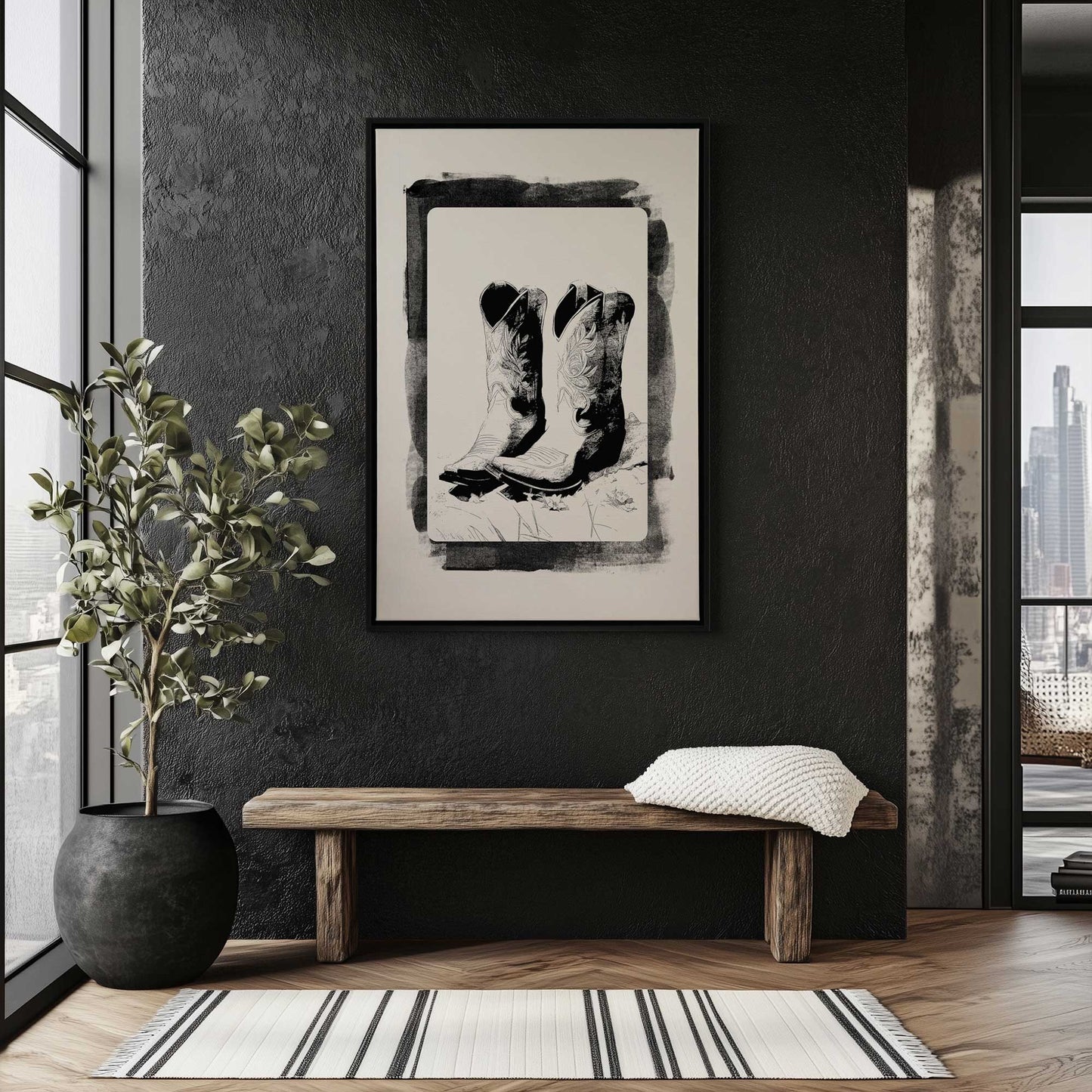 Picture of art in a room