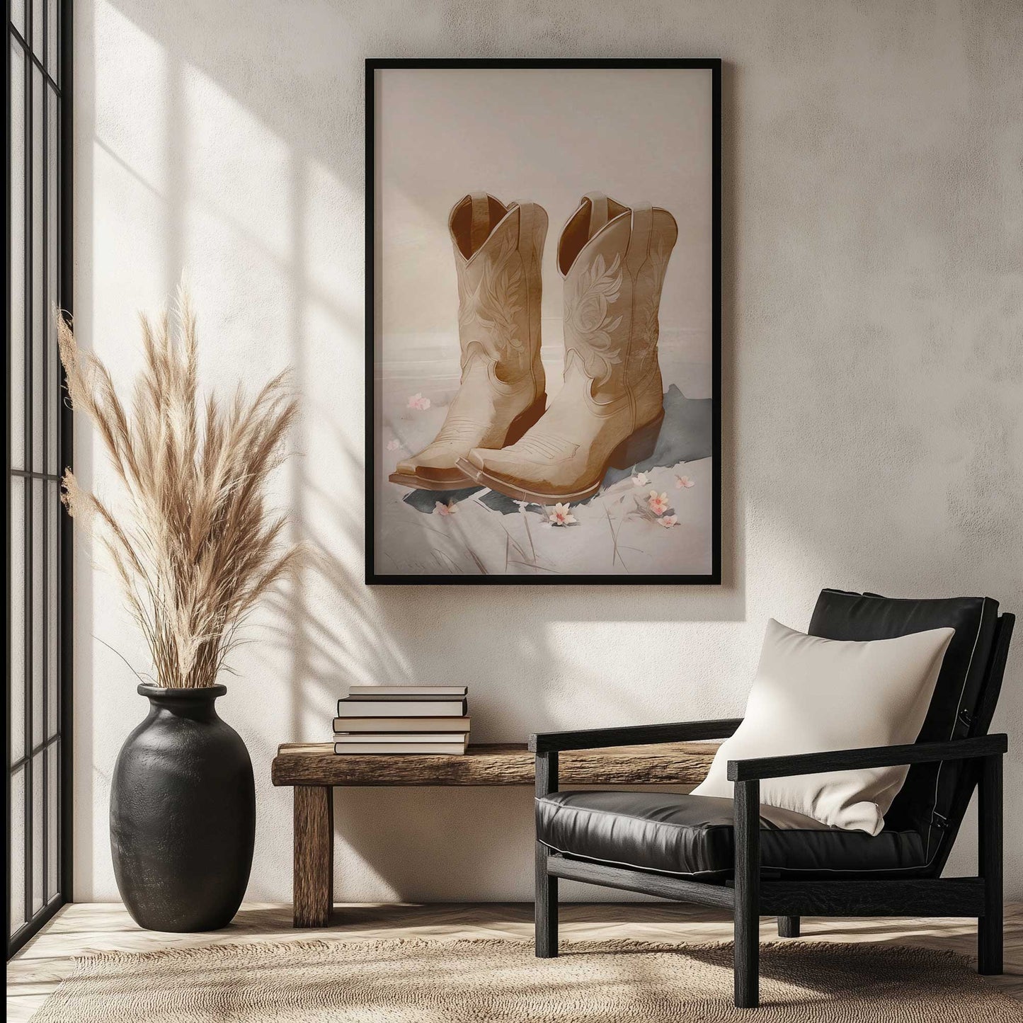 Picture of art in a room