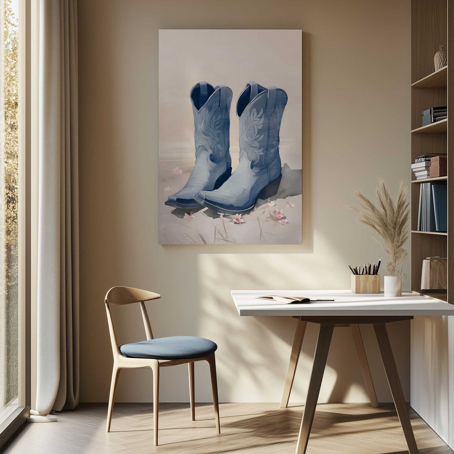 Picture of art in a room