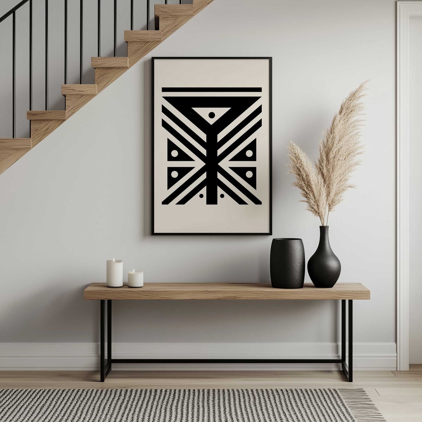 Picture of art in a room