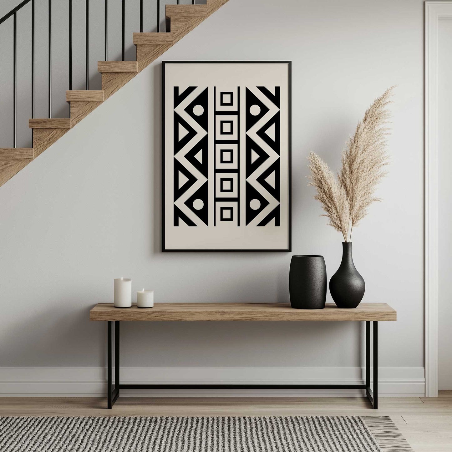 Picture of art in a room