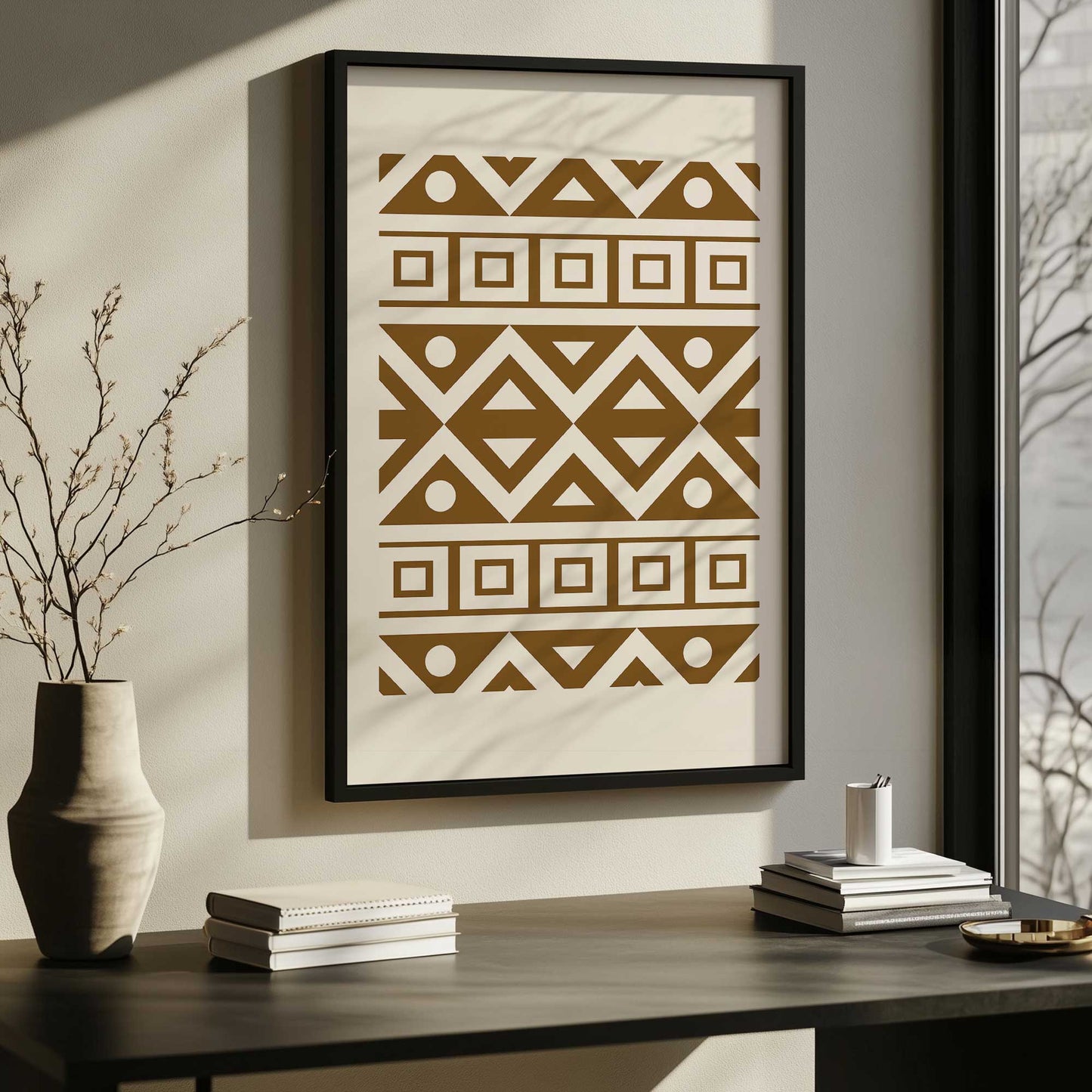 Picture of art in a room