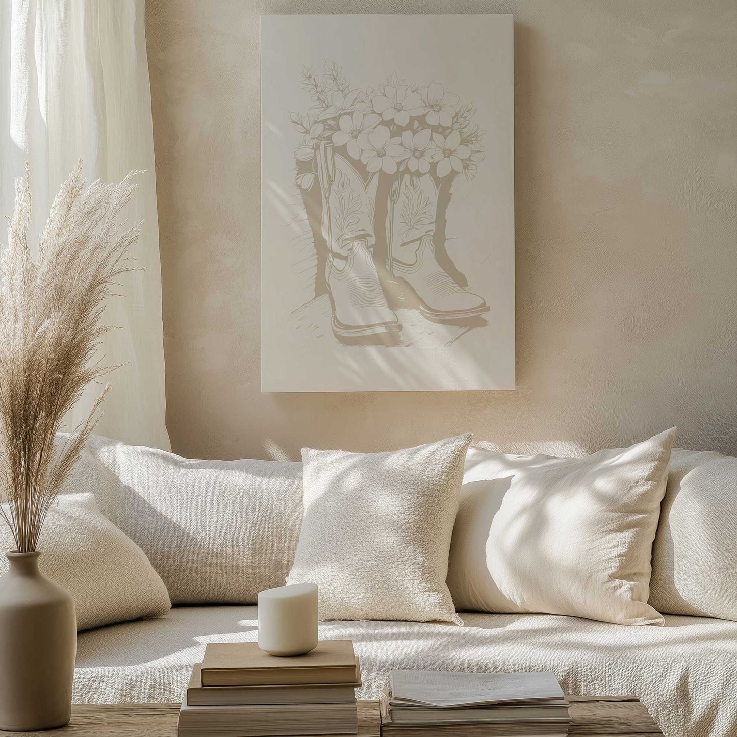 Picture of art in a room