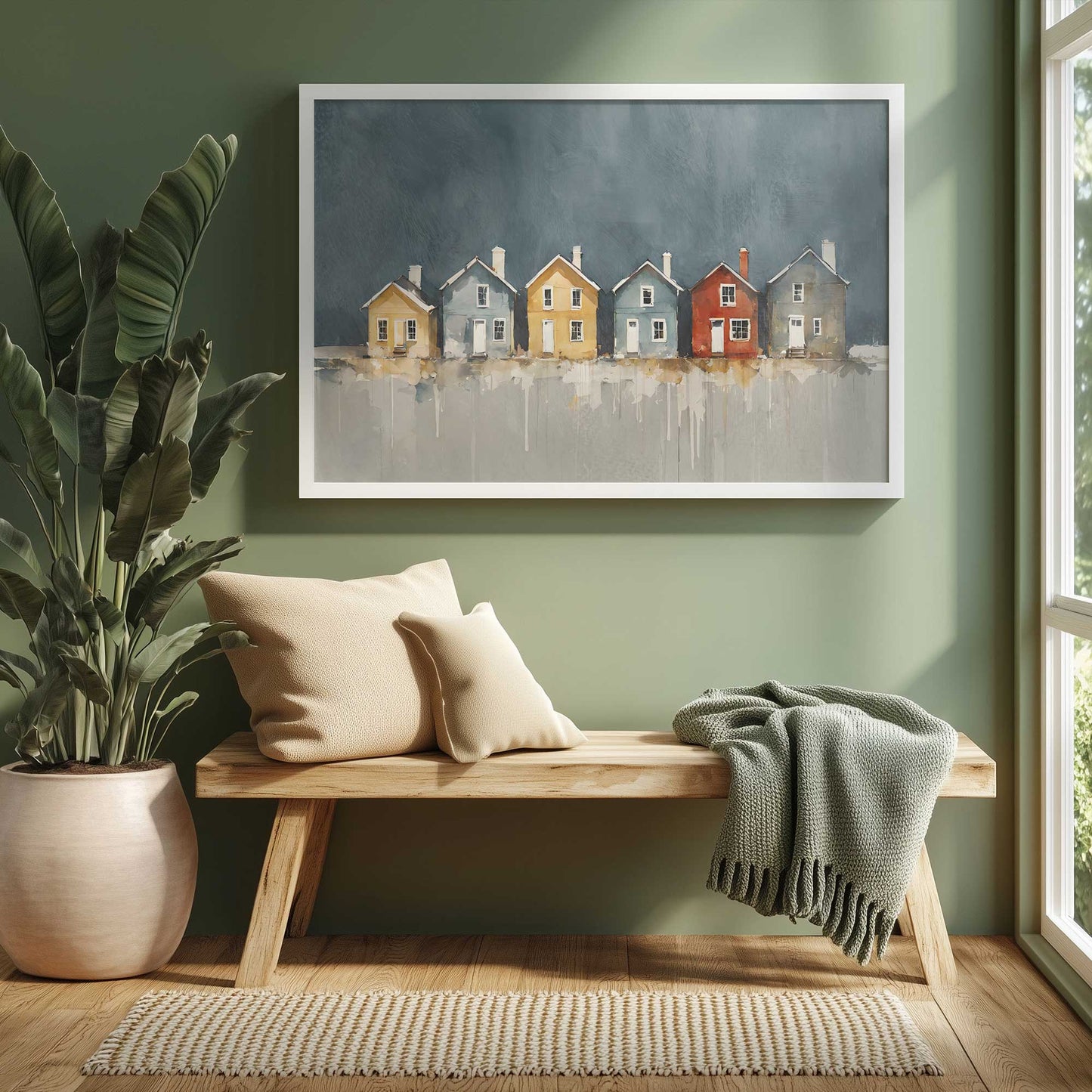 Picture of art in a room