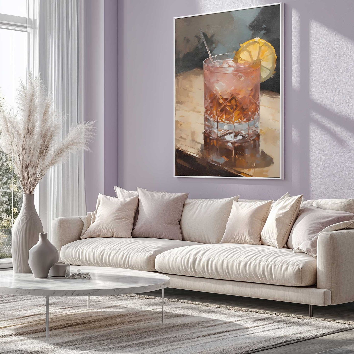Picture of art in a room