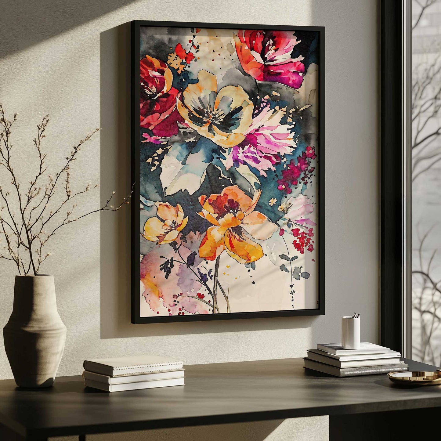 Picture of art in a room