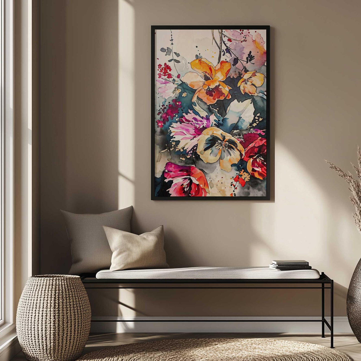 Picture of art in a room
