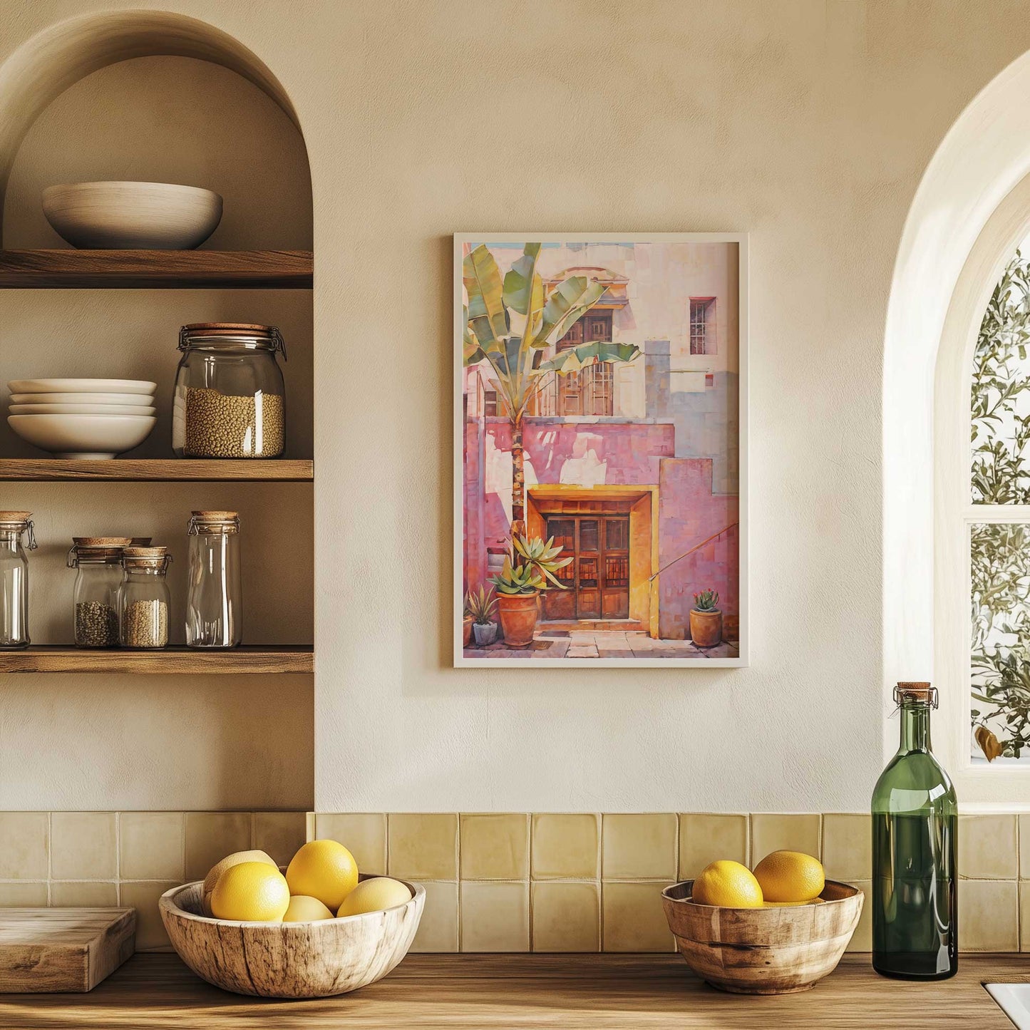 Picture of art in a room