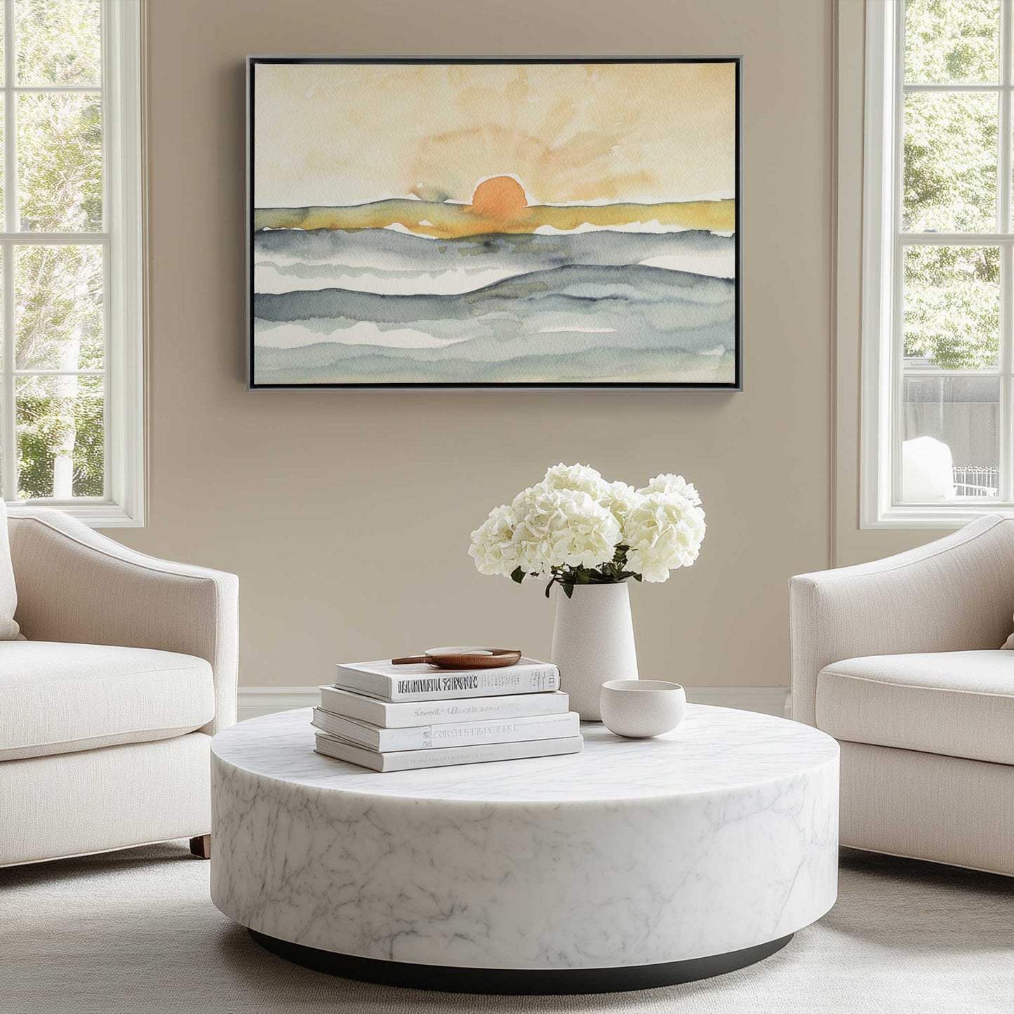 Picture of art in a room