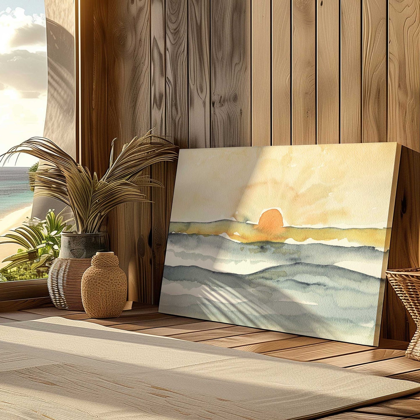Picture of art in a room