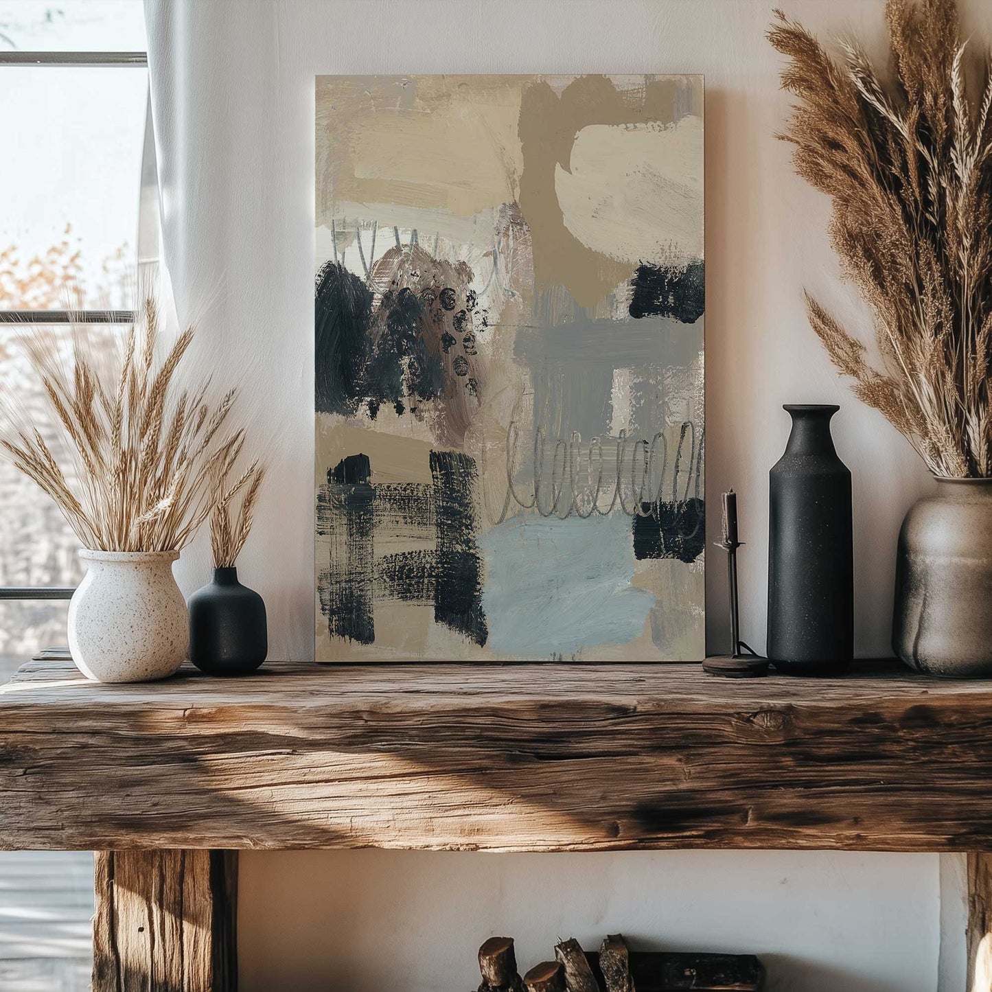 Picture of art in a room