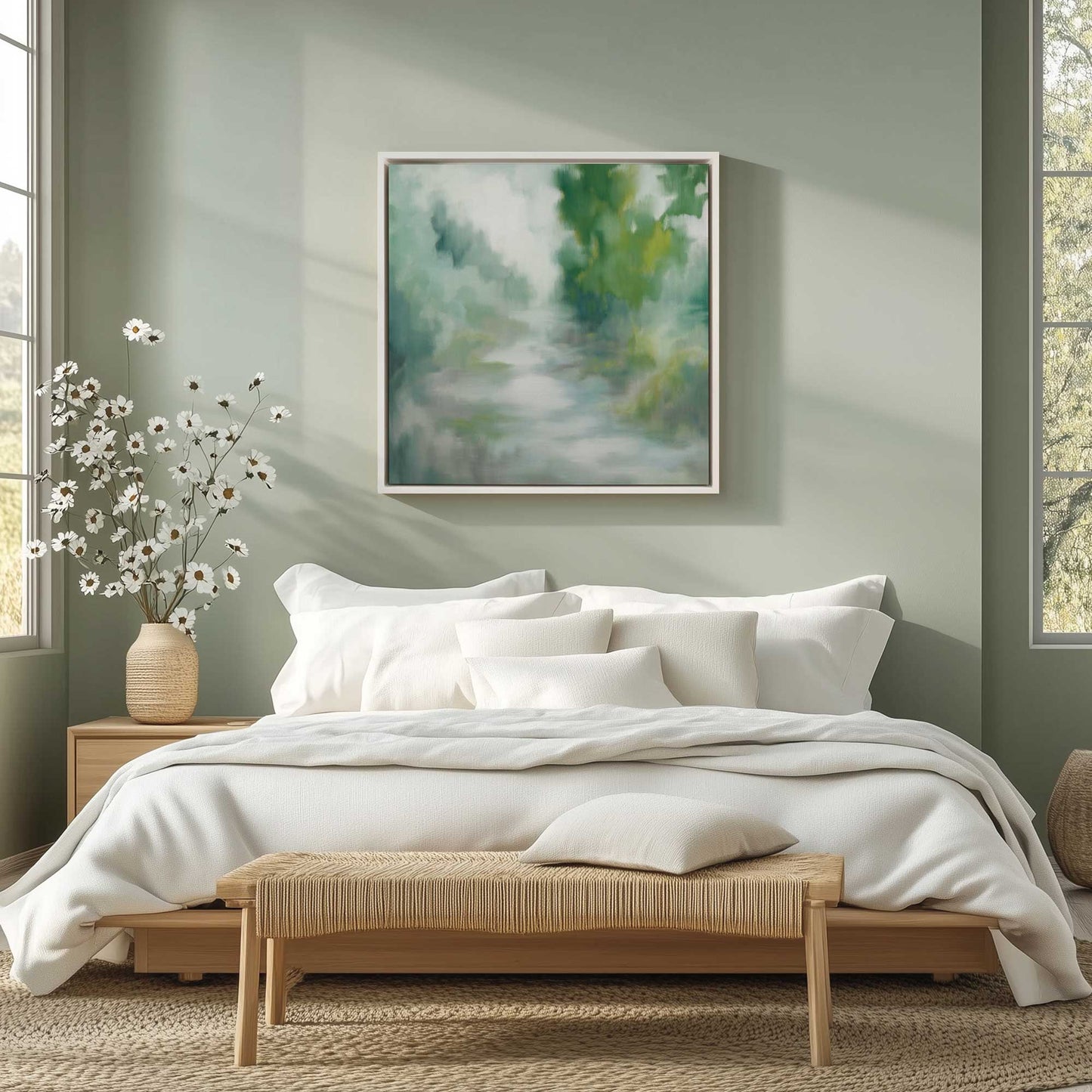 Picture of art in a room