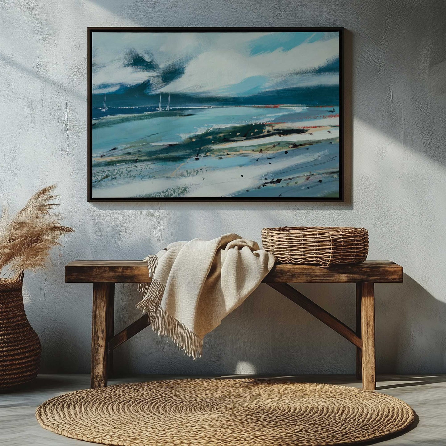 Picture of art in a room