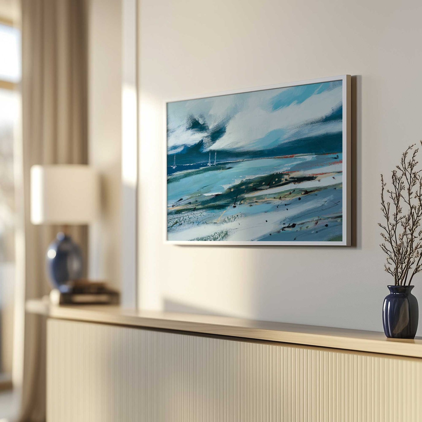 Picture of art in a room