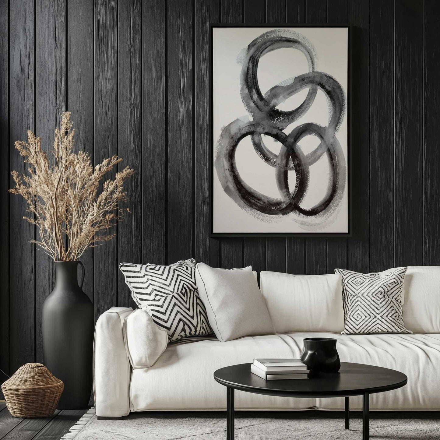 Picture of art in a room