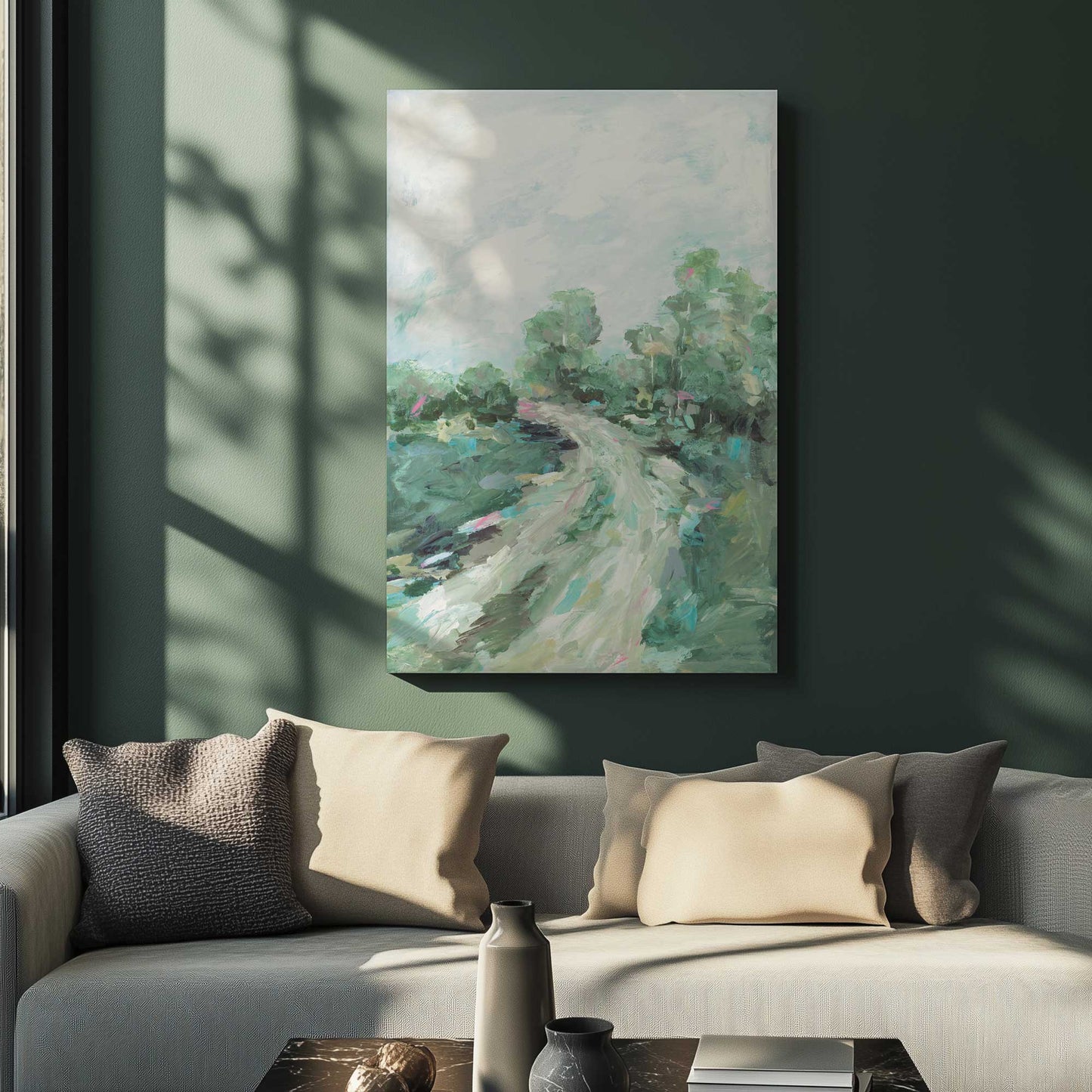 Picture of art in a room