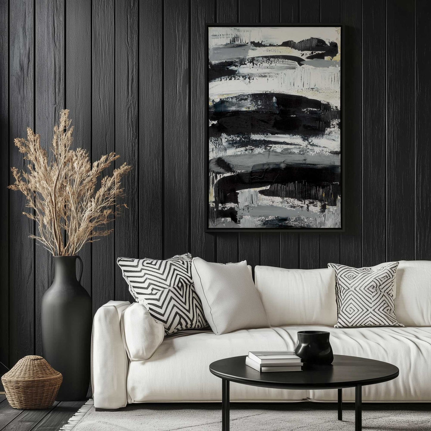 Picture of art in a room