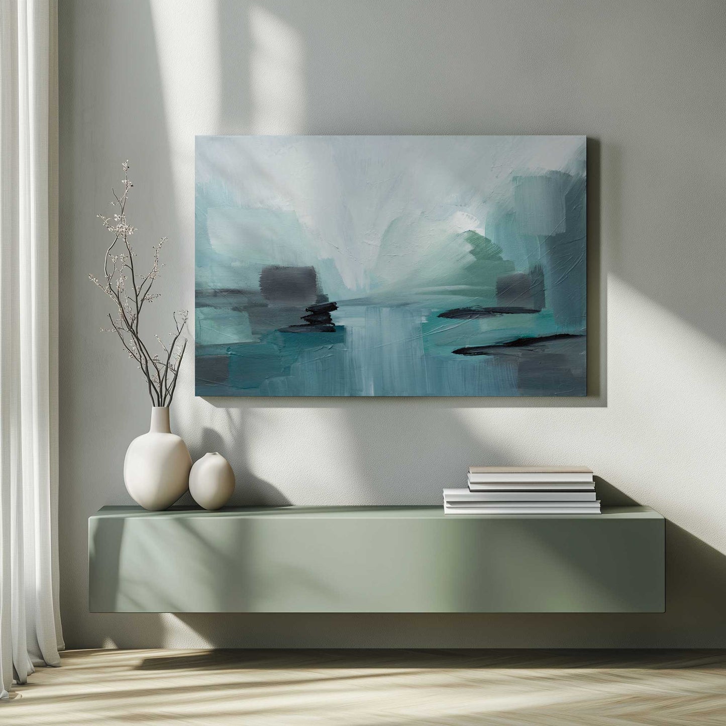 Picture of art in a room