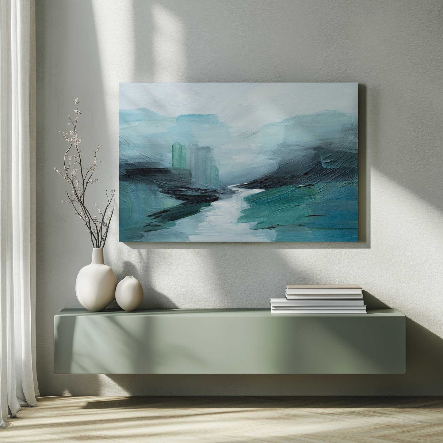 Picture of art in a room