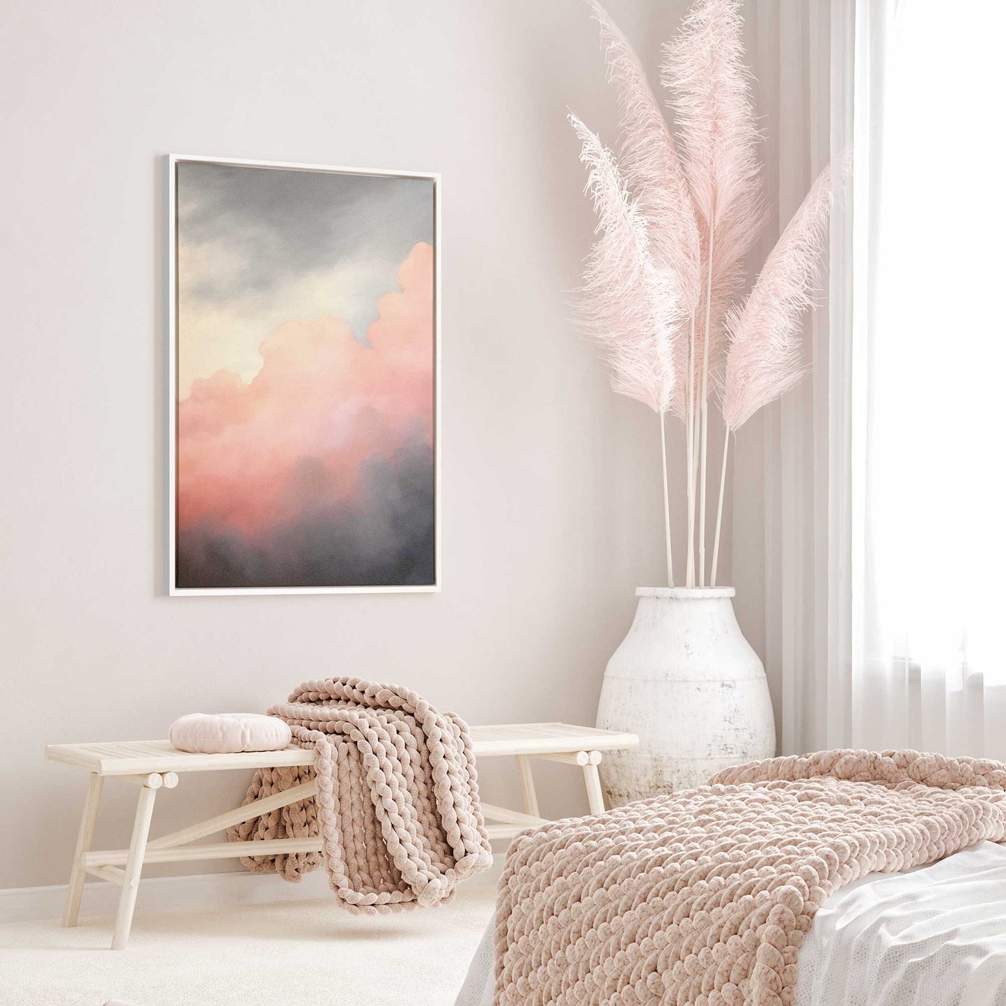 Moody Sunset Clouds I Canvas Print
