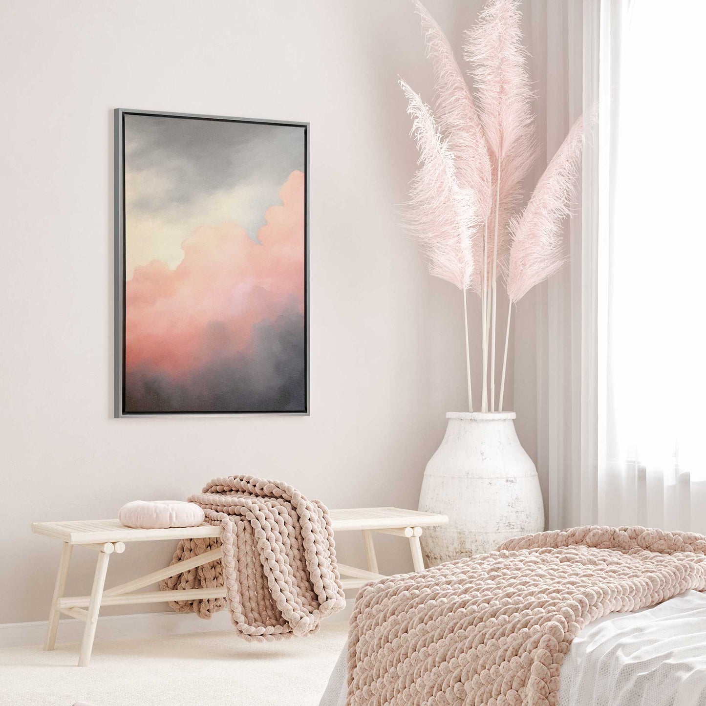 Moody Sunset Clouds I Canvas Print
